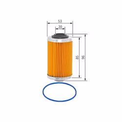 Filtro olio BOSCH F 026 407 109 - Vista aggiuntiva 5