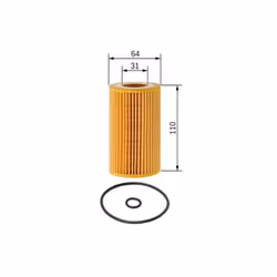 Filtro olio BOSCH F 026 407 112 - Vista aggiuntiva 5