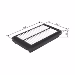 Filtro aria BOSCH F 026 400 231 - Vista aggiuntiva 6