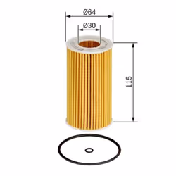 Filtro olio BOSCH 1 457 437 002 - Vista aggiuntiva 4