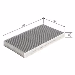 Filtro cabina BOSCH 1 987 431 459 - Vista aggiuntiva 5