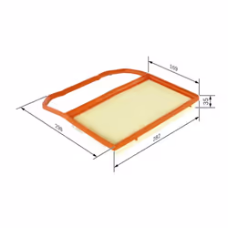 Filtro aria BOSCH F 026 400 285 - Vista aggiuntiva 6