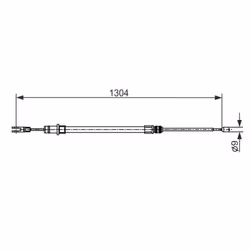 Indice: 1 987 482 431. Lunghezza [mm]: 1304. Numero del Produttore: 1 987 482 431. Produttore: BOSCH.