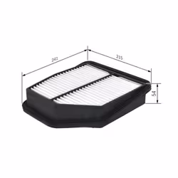 Filtro aria BOSCH F 026 400 294 - Vista aggiuntiva 5