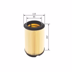 Filtro aria BOSCH F 026 400 299 - Vista aggiuntiva 6