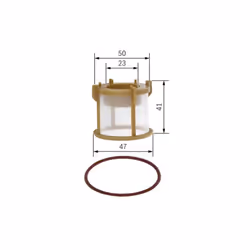 Filtro carburante BOSCH F 026 402 131 - Vista aggiuntiva 5