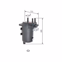 Filtro carburante BOSCH 0 450 907 012 - Vista aggiuntiva 7