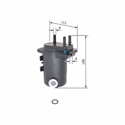 Filtro carburante BOSCH 0 450 907 008 - Vista aggiuntiva 5