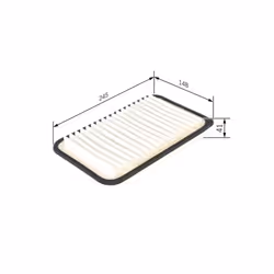 Filtro aria BOSCH F 026 400 341 - Vista aggiuntiva 7