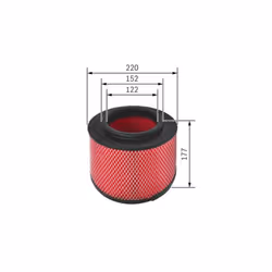 Filtro aria BOSCH F 026 400 344 - Vista aggiuntiva 4