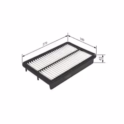 Filtro aria BOSCH F 026 400 347 - Vista aggiuntiva 6