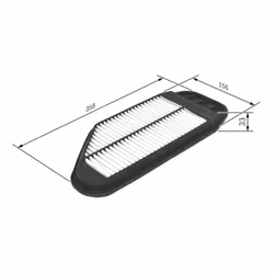 Filtro aria BOSCH F 026 400 349 - Vista aggiuntiva 6