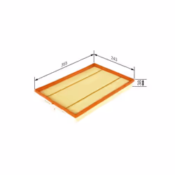 Filtro aria BOSCH F 026 400 381 - Vista aggiuntiva 7