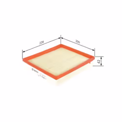 Filtro aria BOSCH F 026 400 375 - Vista aggiuntiva 5