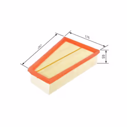 Filtro aria BOSCH F 026 400 380 - Vista aggiuntiva 6
