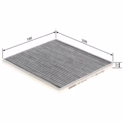 Filtro cabina BOSCH 1 987 435 516 - Vista aggiuntiva 5