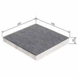 Filtro cabina BOSCH 1 987 435 518 - Vista aggiuntiva 4