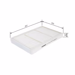 Filtro, aria di cabina BOSCH 1 987 435 004 - Vista aggiuntiva 4