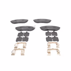 Set di pastiglie freno BOSCH 0 986 494 587, anteriore - Vista aggiuntiva 5