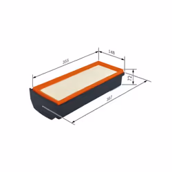Filtro aria BOSCH F 026 400 409 - Vista aggiuntiva 5