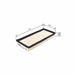 Filtro aria BOSCH F 026 400 452 - Vista aggiuntiva 7