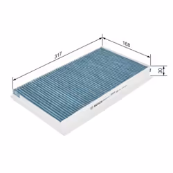 Filtro cabina BOSCH 0 986 628 518 - Vista aggiuntiva 5