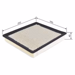 Filtro aria BOSCH F 026 400 500 - Vista aggiuntiva 5
