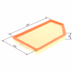 Filtro aria BOSCH F 026 400 513 - Vista aggiuntiva 5