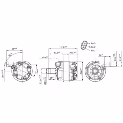Pompa elettrica supplementare del refrigerante BOSCH 0 392 024 058 - Vista aggiuntiva 6