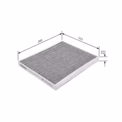 Filtro cabina BOSCH 1 987 432 537 - Vista aggiuntiva 5