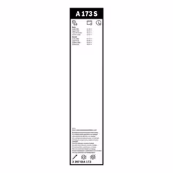 Tergicristallo per parabrezza BOSCH 3 397 014 173, Aerotwin A173S Lunghezza 550+475mm, 2 Pezzo - Vista aggiuntiva 7