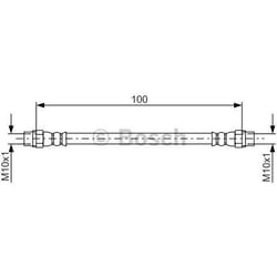 BOSCH 1 987 481 784 Tubi Freno 100 BMW: 5 Sedan
