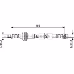Tubi Freno; BOSCH; 455; per BMW; 34306762819, 34306767458, BH1667