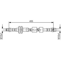 BOSCH 1 987 481 783 Tubi Freno 455 BMW: 1 Hatchback, 3 Sedan