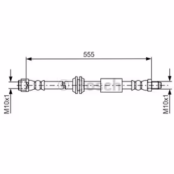 Tubi Freno; BOSCH; 555; per MERCEDES-BENZ; BH1635, 2514200348, 2514200548, A2514200348, A2514200548