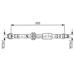 BOSCH 1 987 481 751 Tubi Freno 555