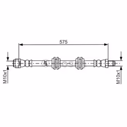 Tubi Freno; BOSCH; 575; per MERCEDES-BENZ; BH1634, 2514200448, 2514200648, A2514200448, A2514200648