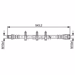 Tubi Freno; BOSCH; 510; per IVECO; BH1732, 504196939