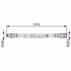 Tubi Freno; BOSCH; 245; per IVECO; BH1730, 500327226, 504196818