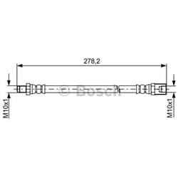 BOSCH 1 987 481 846 Tubi Freno 245 IVECO: DAILY 3 Bus, DAILY 3, DAILY 5 Pritsche/Fahrgestell