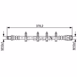 Tubi Freno; BOSCH; 345; per IVECO; BH1731, 504196881, 504197062