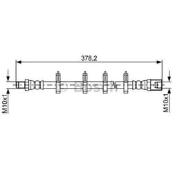 BOSCH 1 987 481 847 Tubi Freno 345 IVECO: DAILY 3, DAILY 5 Pritsche/Fahrgestell, DAILY 4 Kasten/Kombi