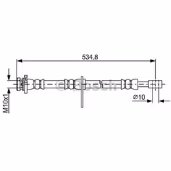 Tubi Freno; BOSCH; 525; per SUZUKI; BH1735, 5155065J00