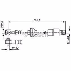 Tubi Freno; BOSCH; 490; per OPEL, VAUXHALL, CHEVROLET; BH1822, 95083147, 95442143, 562518, 95083147