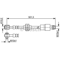 BOSCH 1 987 481 938 Tubi Freno 490 OPEL: Mokka / Mokka X