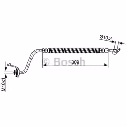 Tubi Freno; BOSCH; 309; per HYUNDAI, KIA; BH1774, 587382B010, 587382B010