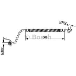 BOSCH 1 987 481 890 Tubi Freno 309 HYUNDAI: SANTA FE 2