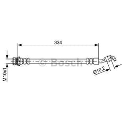 BOSCH 1 987 481 892 Tubi Freno 334 HYUNDAI: ix35, KIA: Sportage III