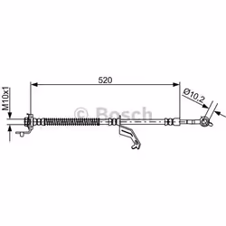 Tubi Freno; BOSCH; 520; per KIA; BH1746, 587311P000