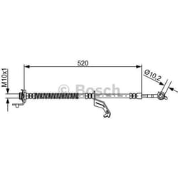 BOSCH 1 987 481 862 Tubi Freno 520